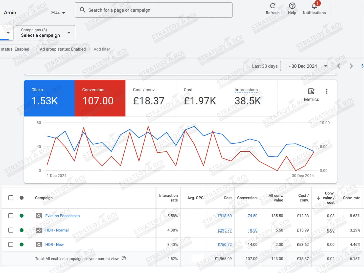 ecommerce google ads management for HDR