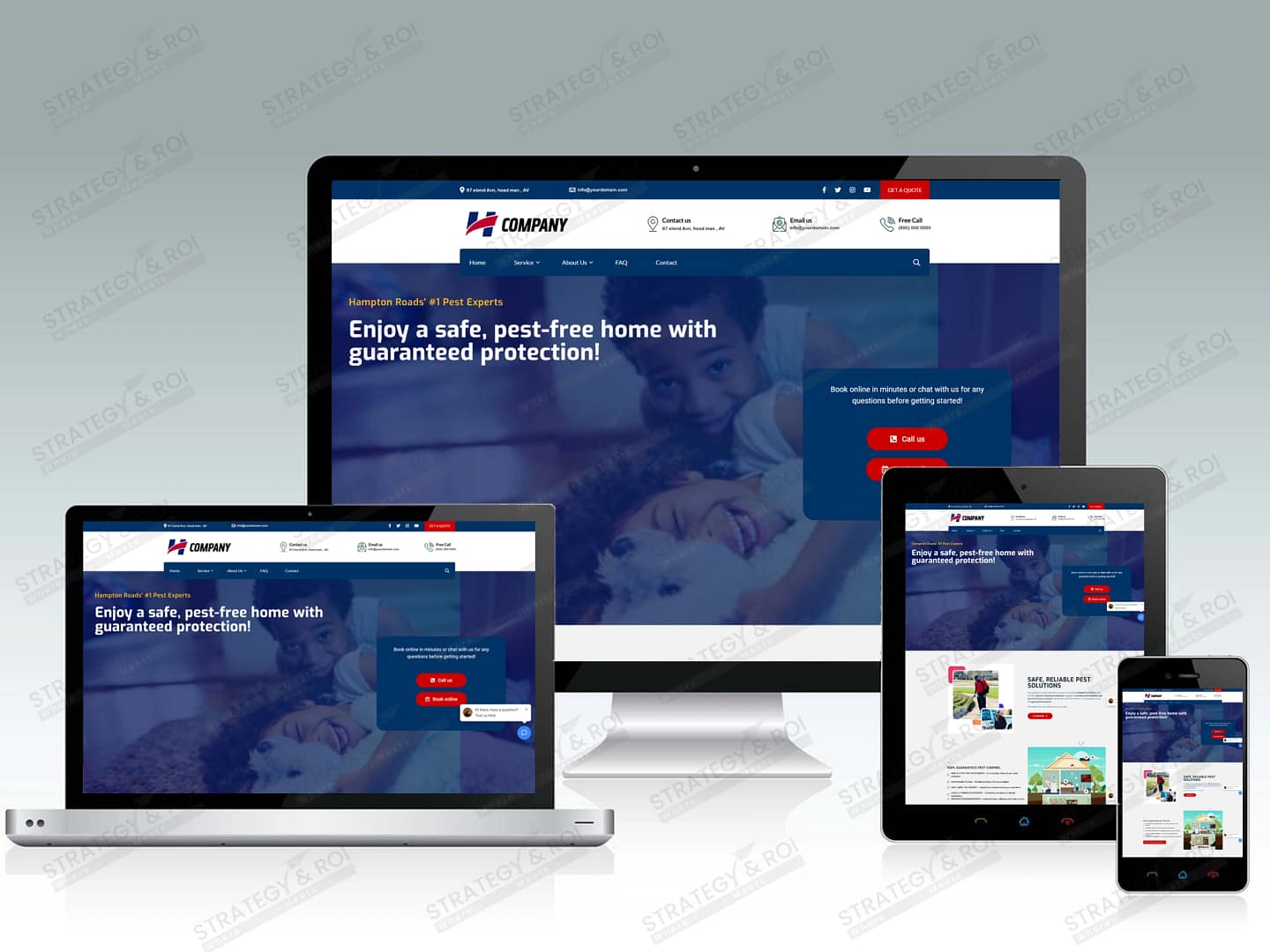 pest control website design & marketing